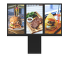 Triple Screen Outdoor LCD Digital Signage 55 Inch For Menu Boards ip 65 waterproof