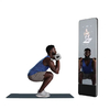 21.5 inch Multi Touch Digital Fitness Mirror , Floor Standing Interactive Workout Mirror