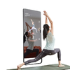 21.5 inch Multi Touch Digital Fitness Mirror , Floor Standing Interactive Workout Mirror