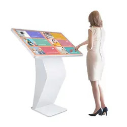 LCD 65  Inch i 3 4+128gb  Touch Screen Kiosk , Interactive Table Kiosk Floor Standing For Information Query