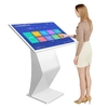 Floor Standing 32 Inch Touch Screen Kiosk For Digital Information Mulit touch screen for supermarket hospital