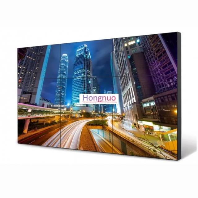 Customized 55&quot; HD Seamless LCD Splicing Screen  with 178° super wide angle