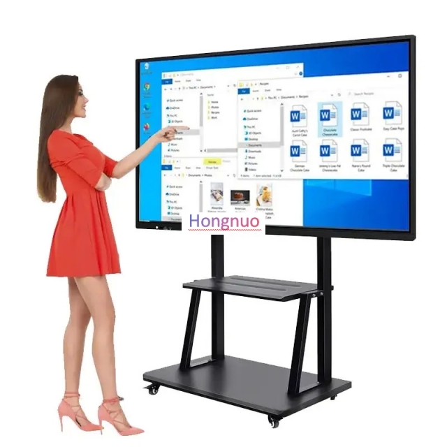 86 Inch 4K Full HD Smart Interactive Whiteboard Touch Screen for school