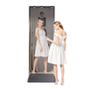 2K HD 32 inch Display Smart Fitness Mirror Floor Stand 500 Nits Brightness