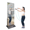 2K HD 32 inch Display Smart Fitness Mirror Floor Stand 500 Nits Brightness