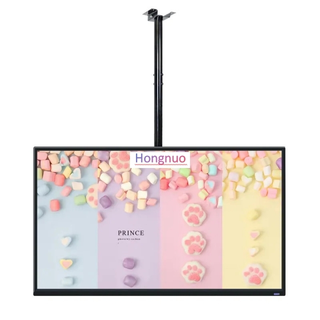 4k Indoor Hanging Wall Mounted 50 inch large screen  Digital Signage Shockproof Dustproof high brightness