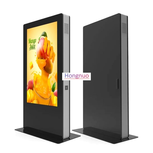 High Brightness 43 inch Andorid fIoor standing iP65 Outdoor LCD Digital Signage 1920×1080 Resolution for Commercial