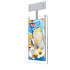 Hanging LCD Window Display55 inch Dual sides  Signage Double Sided For Indoor Shop Advertising