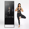 Hot sale 21.5 inch Interactive Glass Sensor Smart Fitness wall mounted  Mirror For Home Gym Exercise