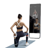 21.5 inch Multi Touch Digital Fitness Mirror , Floor Standing Interactive Workout Mirror